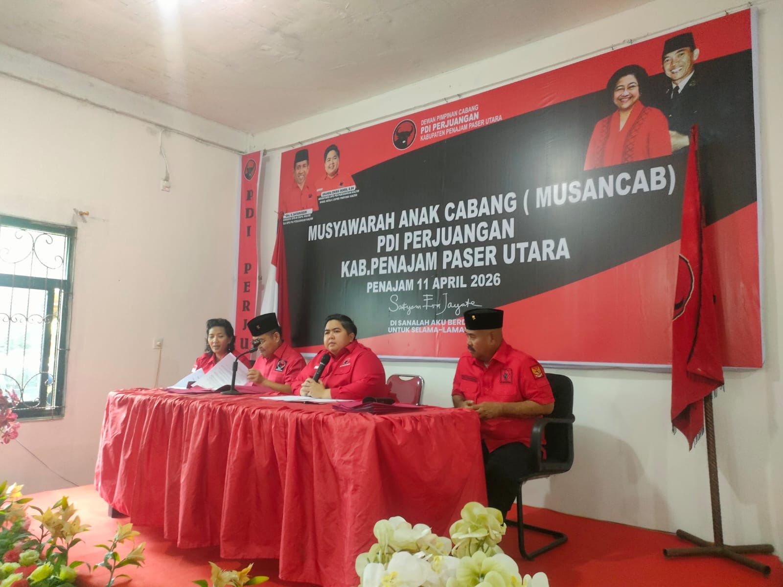 Dewan Pimpinan Cabang (DPC) PDI Perjuangan Penajam Paser Utara (PPU) menggelar Musyawarah Cabang (Musancab)