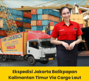 Image : Klik Logistics, layanan ekspedisi pengiriman barang Jakarta–Balikpapan melalui cargo laut.