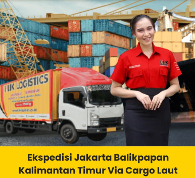 Image : Klik Logistics, layanan ekspedisi pengiriman barang Jakarta–Balikpapan melalui cargo laut.
