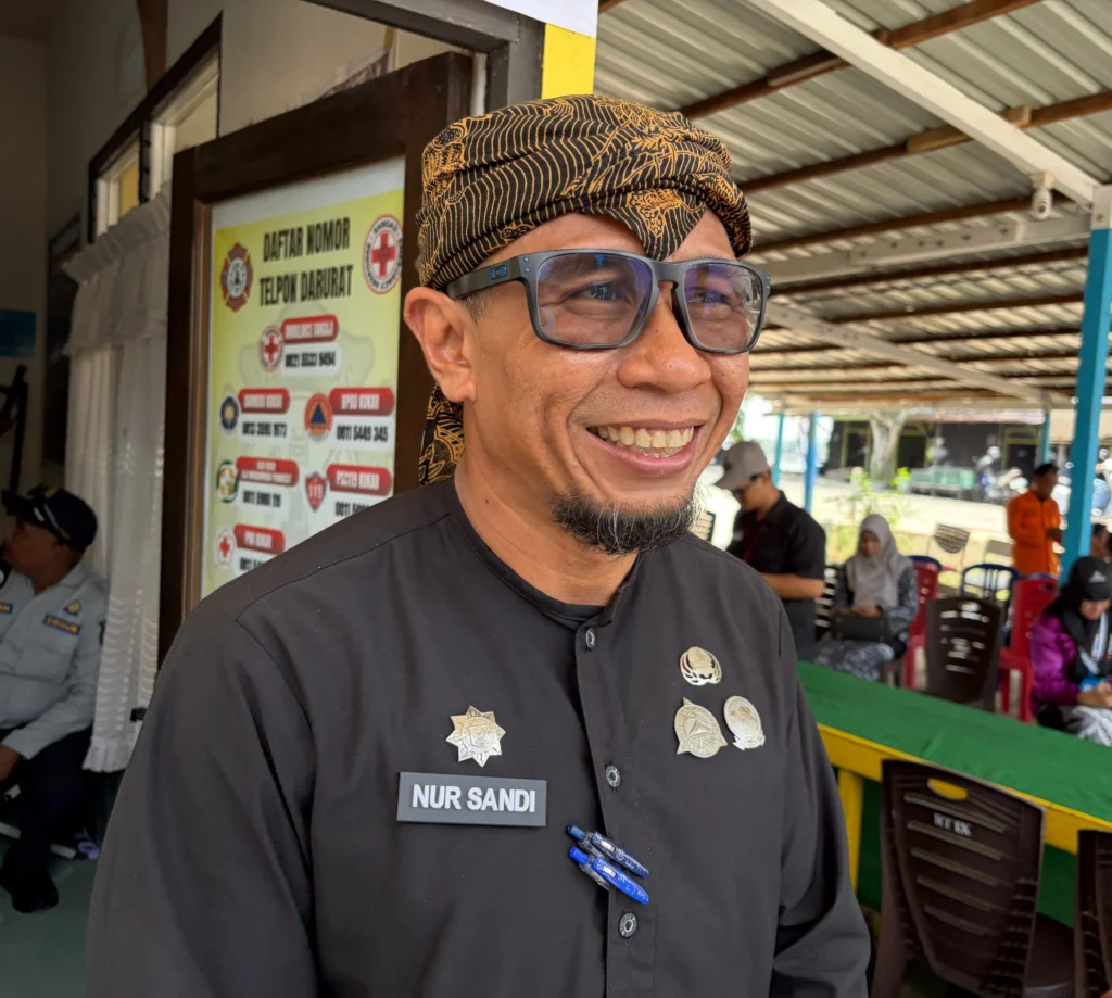 Foto : Sekretaris BPBD, Nur Sandi.(Foto:Rian)