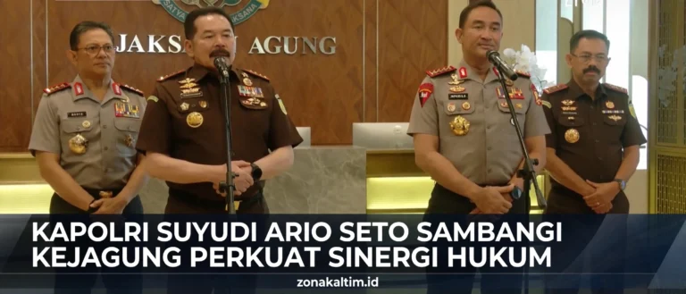 Kapolri Suyudi Ario Seto Sambangi Kejagung Perkuat Sinergi Hukum