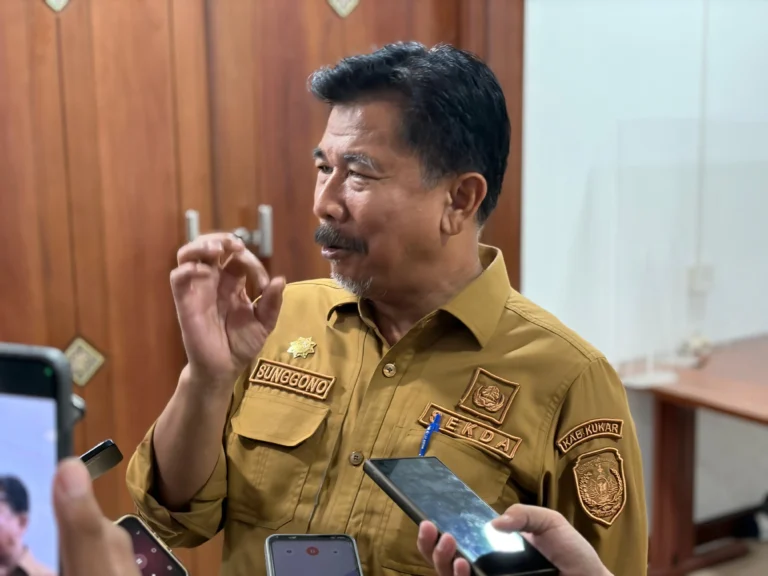 Sekretaris Daerah Kabupaten Kutai Kartanegara, Sunggono. (Rian)