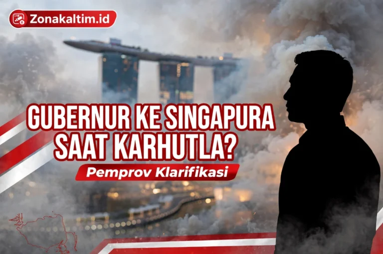 Ilustrasi Gubernur Kaltim ke Singapura Saat Karhutla, Pemprov Klarifikasi