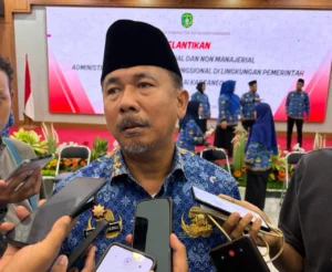 Sekretaris Daerah Kabupaten Kutai Kartanegara, Sunggono.(Foto:Rian)