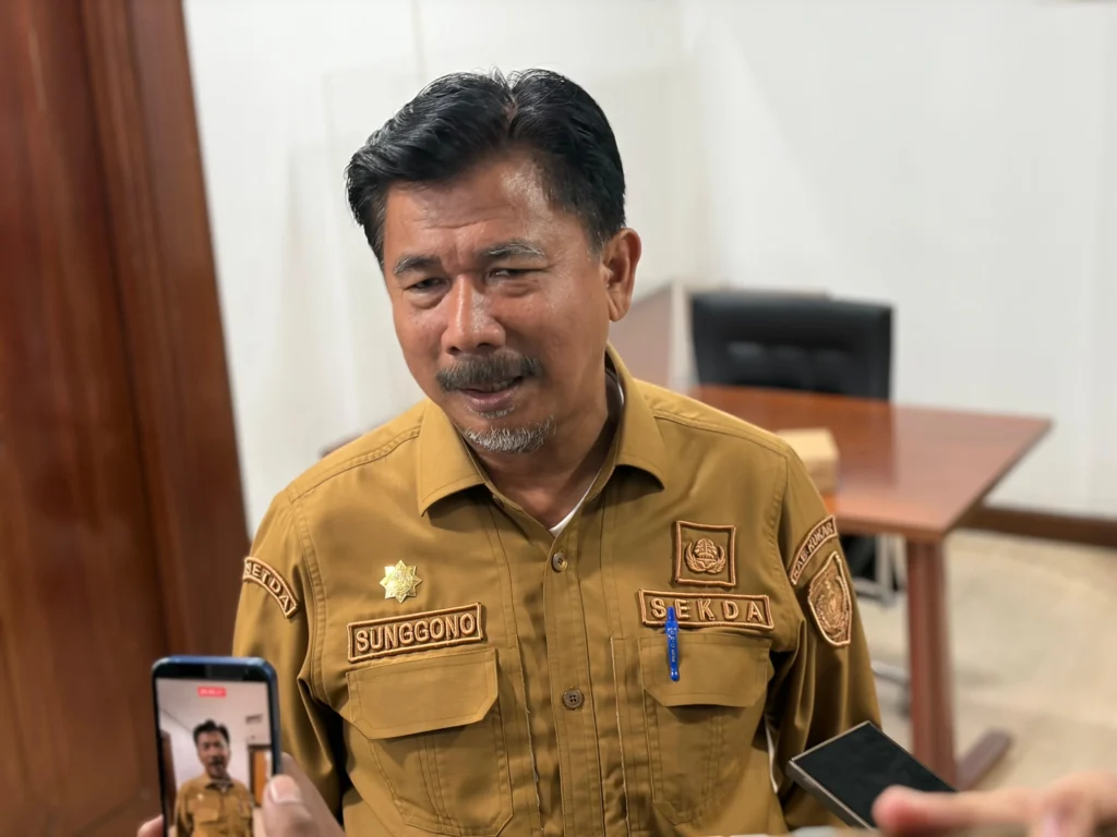 Sekretaris Daerah Kabupaten Kutai Kartanegara, Sunggono. (Rian)