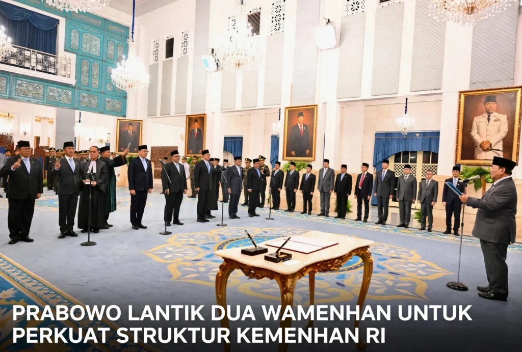 Prabowo Lantik Dua Wamenhan Untuk Perkuat Struktur Kemenhan RI